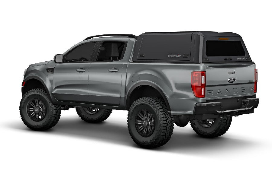 2019-2023 Ford Ranger Crew Cab 5' Bed RSi SmartCap EVOa Adventure Truck Canopy - Durable Aluminum Roof Rack for Off-Road Camping & Overlanding Trips