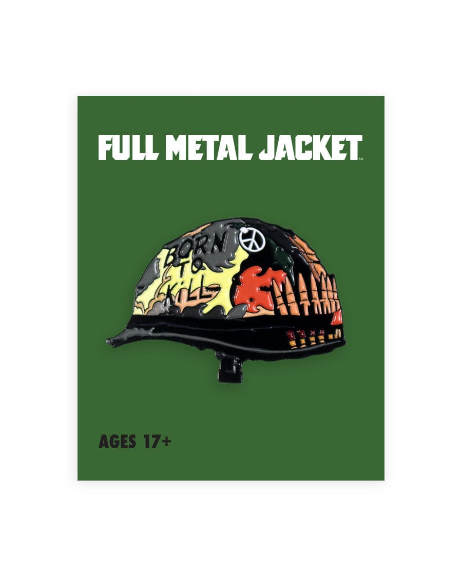 Vintage Full Metal Jacket Enamel Pin - Military Style Badge for Jackets, Hats & Backpacks - Perfect for Collectors, Gifts & Fashion Accessories