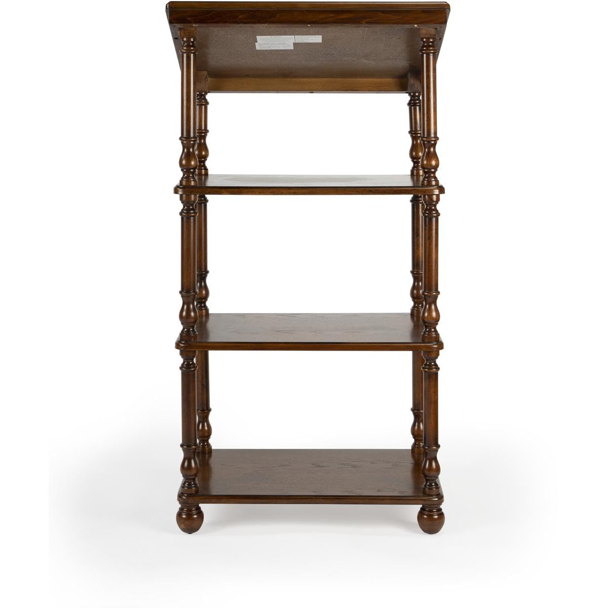 Vintage Oak Library Stand - Butler Alden Style - Perfect for Home Office, Study Room & Classic Book Display