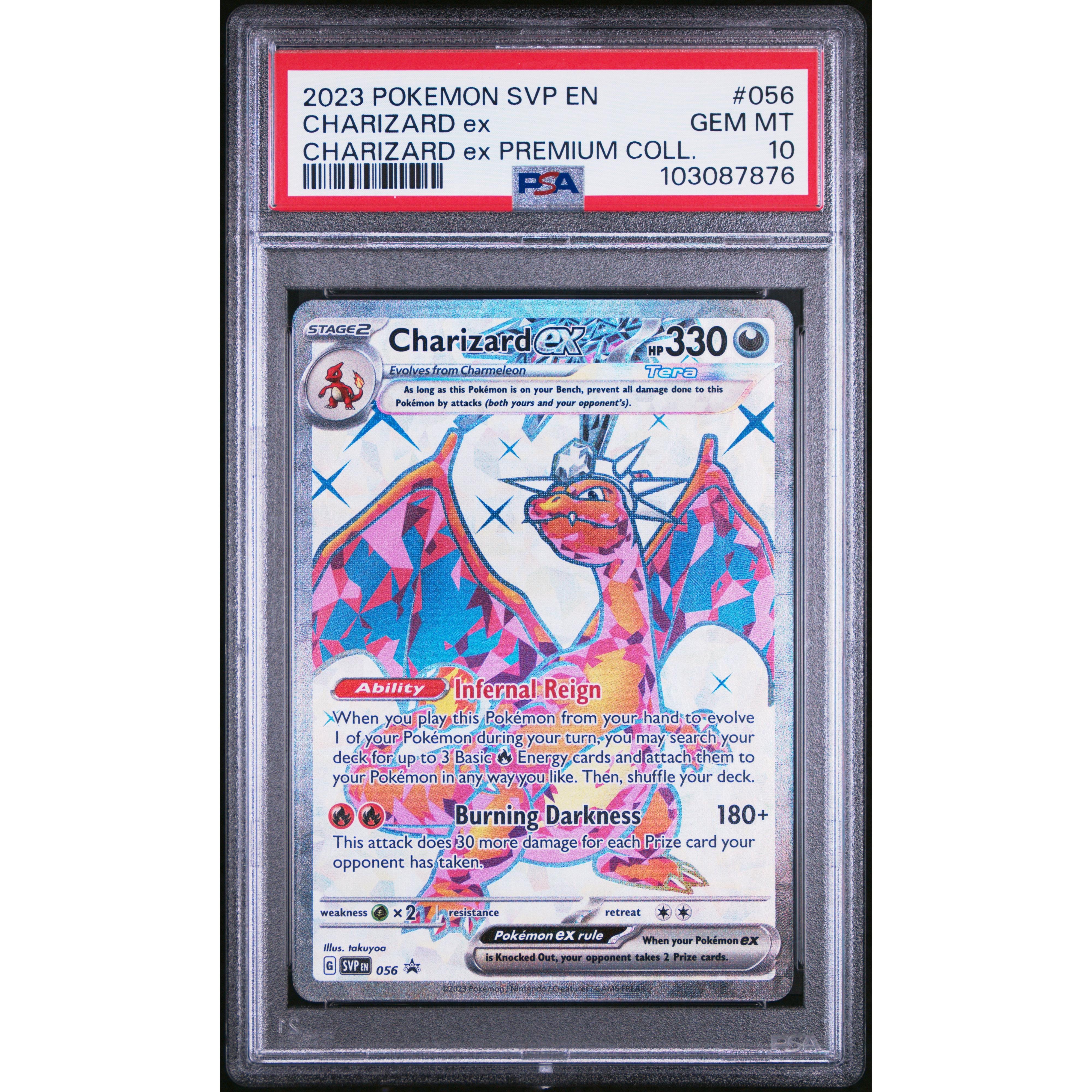 2025 Pokemon Scarlet Violet Promo Charizard EX SVP056 PSA 10 Graded Card - Rare Collectible for Trading Card Game Players & Pokemon Fans