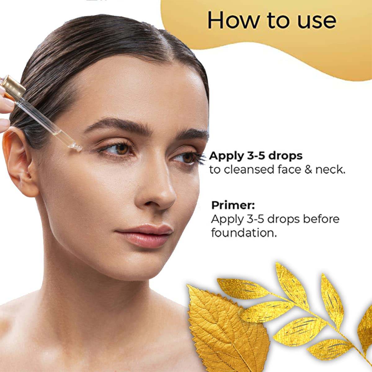 LIVINCY 24K Goldzan Serum - 99.9% Pure Gold Anti-Aging Face Serum for Wrinkles & Fine Lines | 30ml Luxury Skincare for Night & Day Use