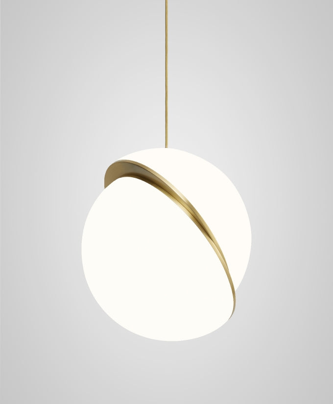 Modern Crescent Moon Pendant Light - Elegant Hanging Chandelier for Bedroom, Living Room & Dining Room - Perfect for Boho, Farmhouse & Minimalist Decor