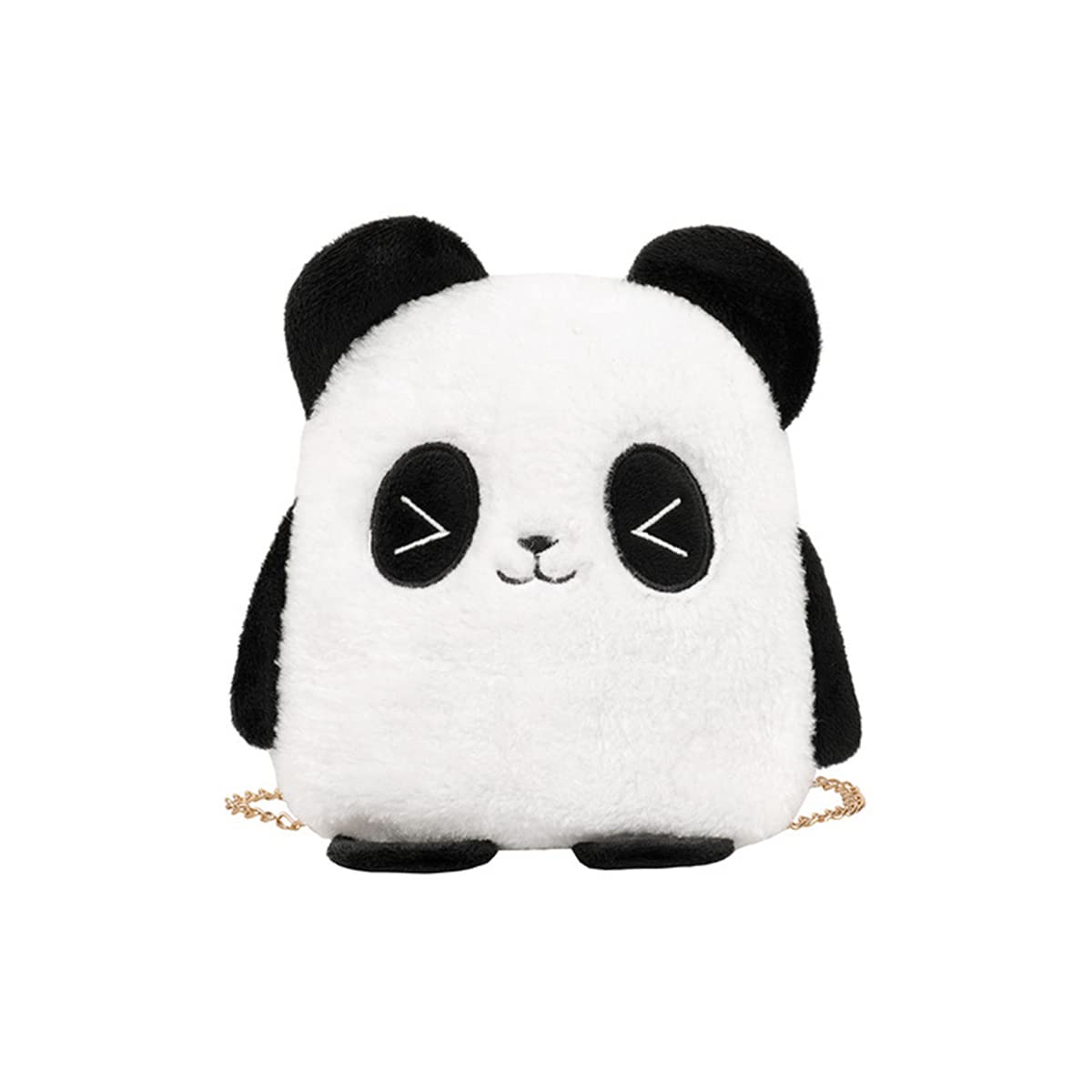Cute Plush Panda Shoulder Bag for Girls - Crossbody Messenger Bag for Travel, School & Outings - Small Wallet & Coin Purse for Snacks & Essentials