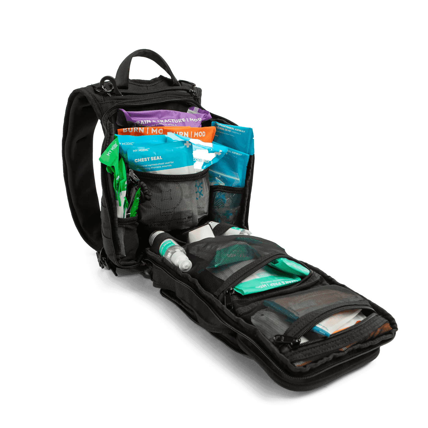 Recon First Aid Kit - Compact & Complete Emergency Medical Supplies for Outdoor, Camping, Hiking & Survival | Standard Size