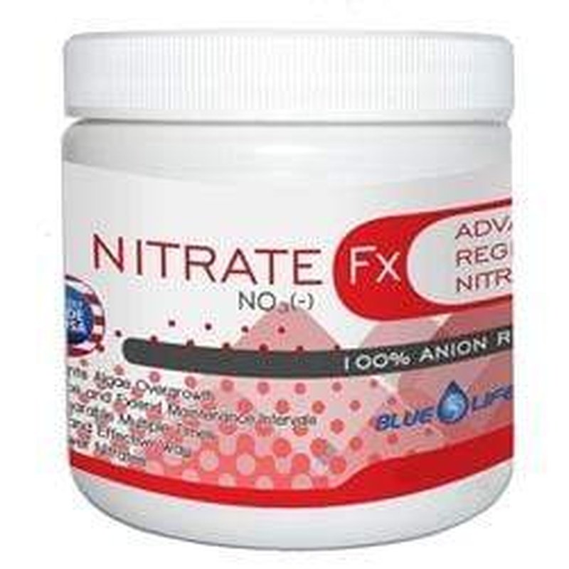 Blue Life Nitrate FX - Premium Nitrate Remover for Saltwater & Reef Aquariums | Reduces Algae & Promotes Healthy Coral Growth | Ideal for Marine Tanks, Fish-Only Systems & Coral Reef Aquaculture