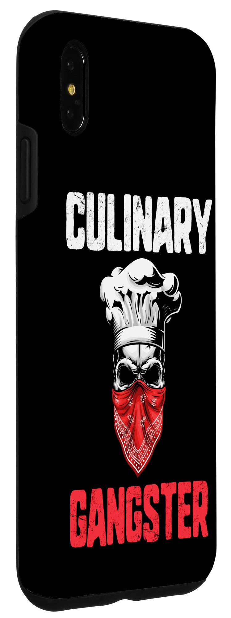 iPhone XS Max Case - Skull Design for Cooking Enthusiasts | Perfect for Chefs & Culinary Lovers | Durable Protective Cover for Kitchen Use