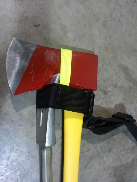 Firefighter Axe Halligan Tool Irons Carrier Sling - Heavy Duty Rescue Gear for Emergency Responders (Tools Not Included) - Perfect for Firefighting, Rescue Operations & Tactical Training