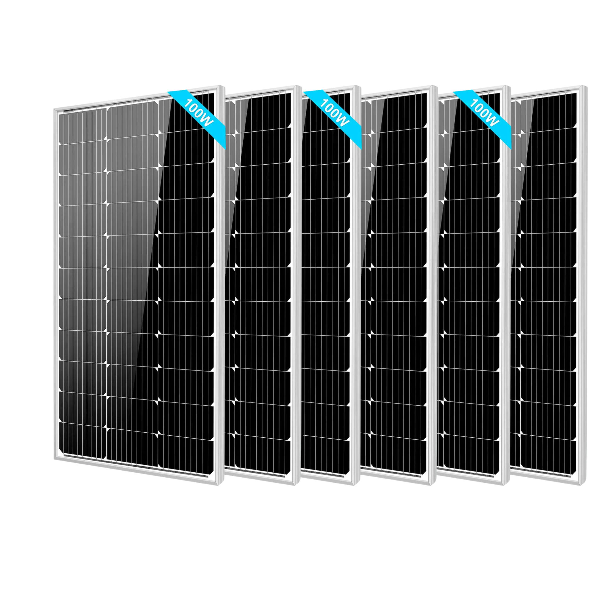 SunGoldPower 100W Monocrystalline Solar Panel - High Efficiency 12V Solar Panel for RV, Boat, Off-Grid & Home Use | SG 2P100WM