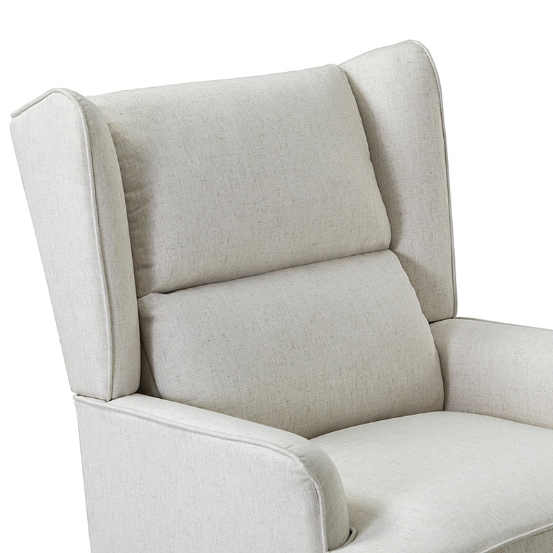 Andreo Modern Tufted Upholstered Rocking Chair - Comfortable Nursery Rocker for Baby Room, Living Room & Bedroom - Perfect for Nursing, Relaxing & Home Decor