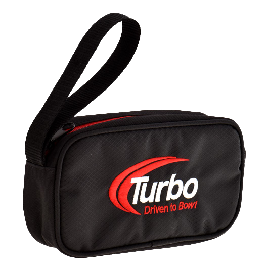 Turbo Driven Bowling Mini Accessory Bag - Black | Compact & Durable for Bowling Enthusiasts | Perfect for Bowling Balls, Shoes & Accessories Storage