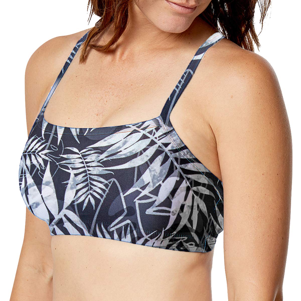 UV SKINZ Women's UPF 50+ Swim Bra - Modest Sun Protection Swimsuit Top for Swimming, Surfing & Beach Activities
