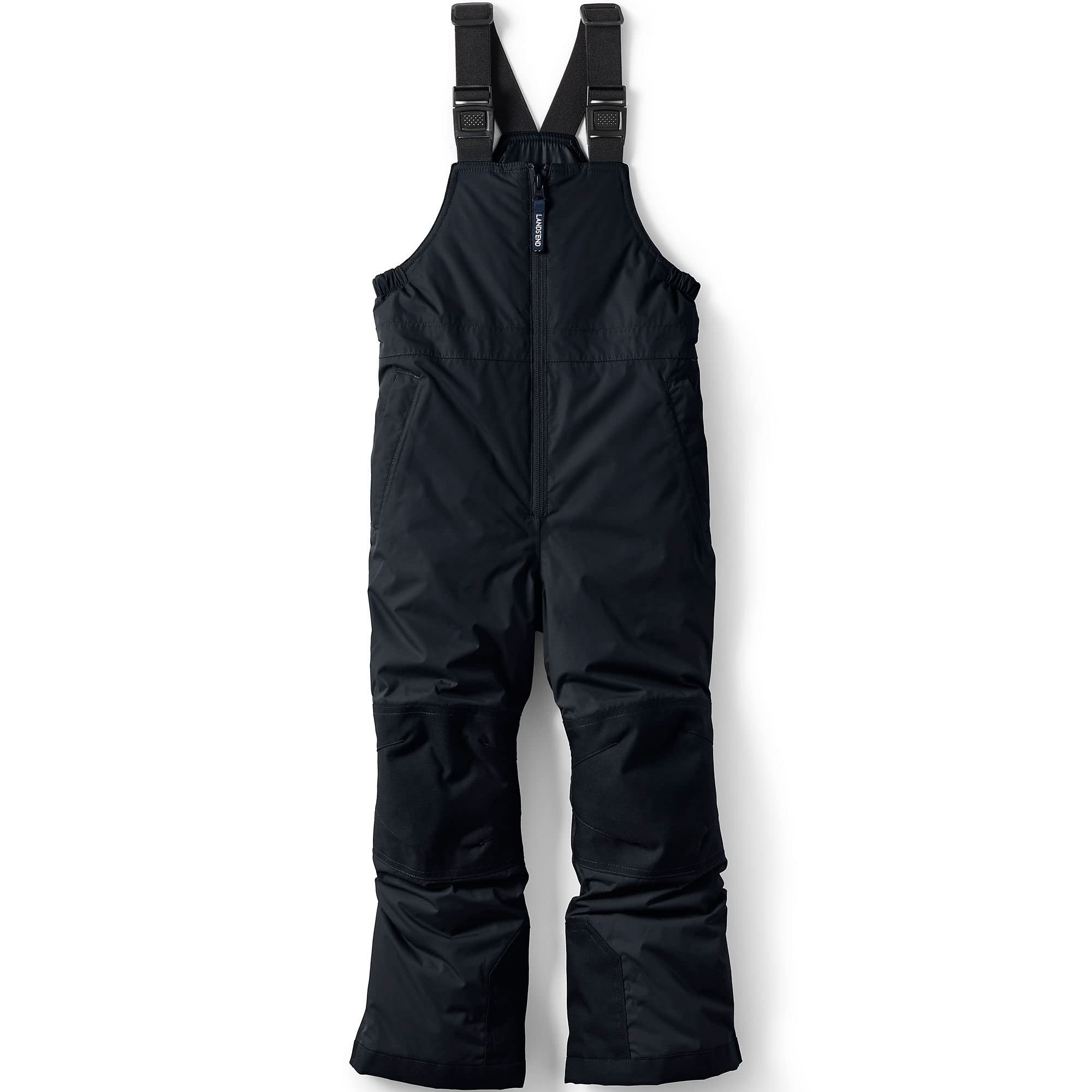 Lands' End Kids Expedition Waterproof Snow Bibs with Reinforced Knees - Winter Outdoor Play, Skiing, Snowboarding & Cold Weather Activities for Boys & Girls