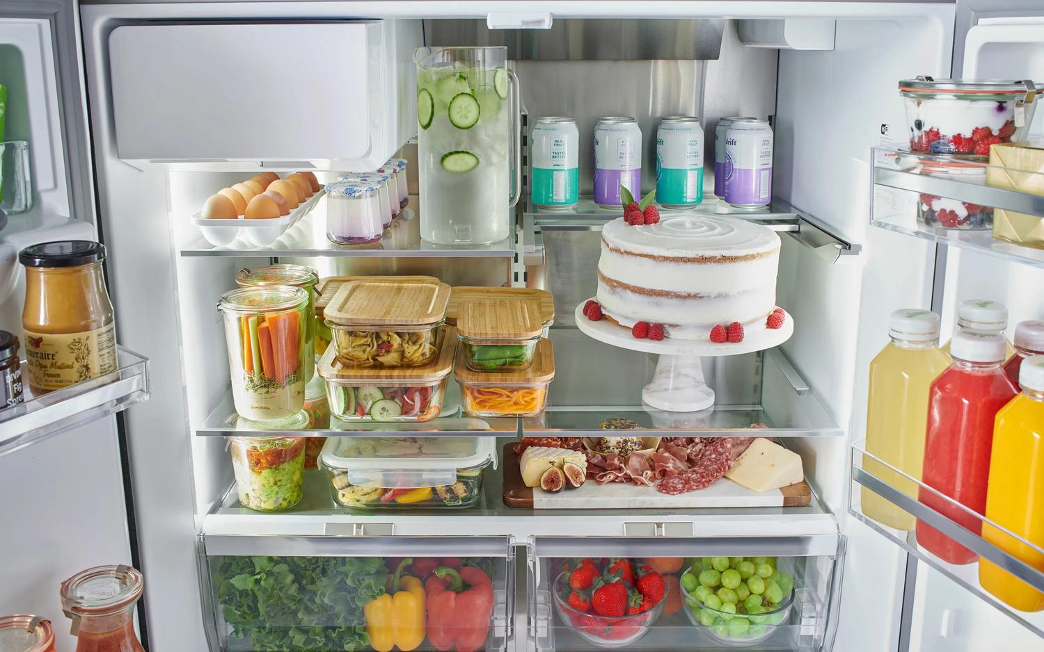 Bosch 500 Series 36 Inch French Door Refrigerator - B36FD52SNB Black Stainless Steel, Energy Star Certified Bottom Freezer Refrigerator for Modern Kitchen & Open Floor Plan Homes