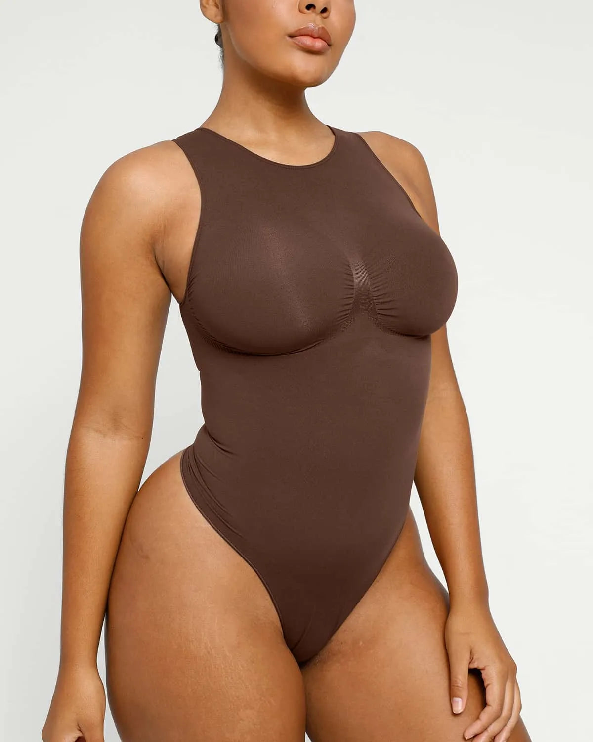 2.0 High Neck Thong Bodysuit for Women - Sexy Lingerie Bodysuit with Adjustable Straps - Perfect for Date Night, Boudoir Photography & Special Occasions