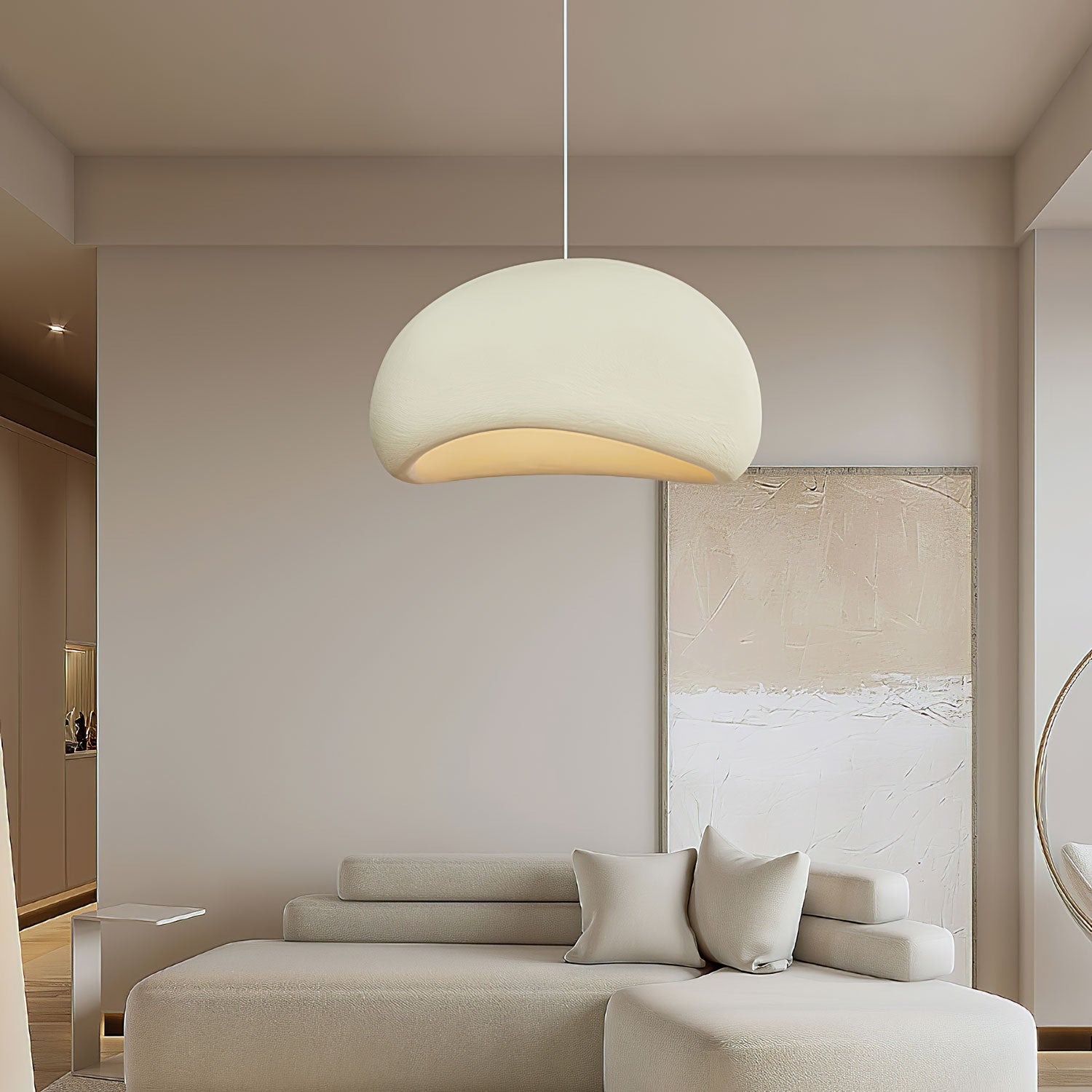 Modern Cloud Pendant Light Fixture - Stylish Hanging Ceiling Lamp for Living Room, Bedroom & Dining Area - Perfect for Home Decor and Ambient Lighting
