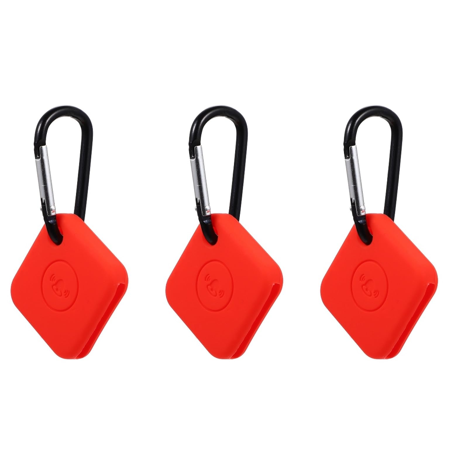 HEMOTON 3-Pack Silicone Case for Tile Mate - Anti-Scratch Protective Cover with Keychain | Durable Phone & Key Finder Shell | Perfect for Travel, Home, and Office Organization