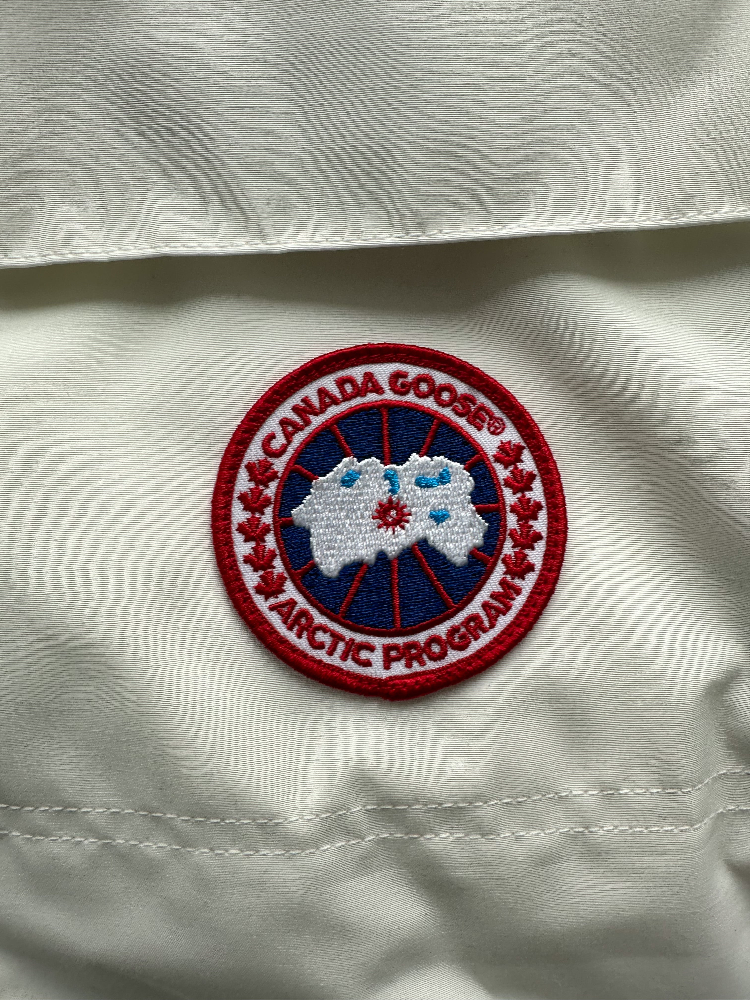 Canada Goose x BAPE White Expedition Parka - Waterproof Winter Jacket for Men & Women - Perfect for Snowboarding, Skiing & Cold Weather Adventures