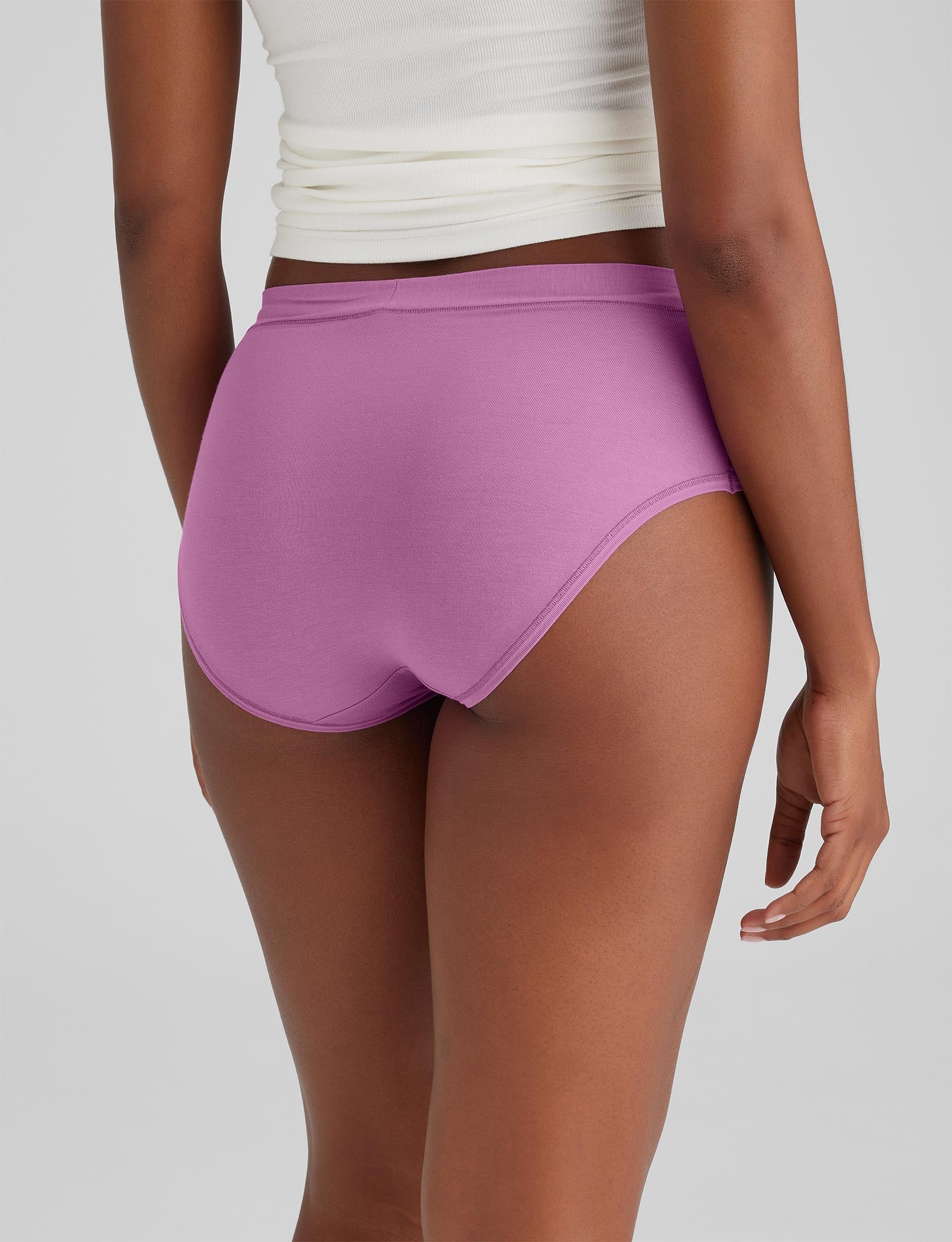 Women's High Rise Cotton Briefs - Soft, Breathable & Comfortable Underwear for Everyday Wear, Workout & Sleep