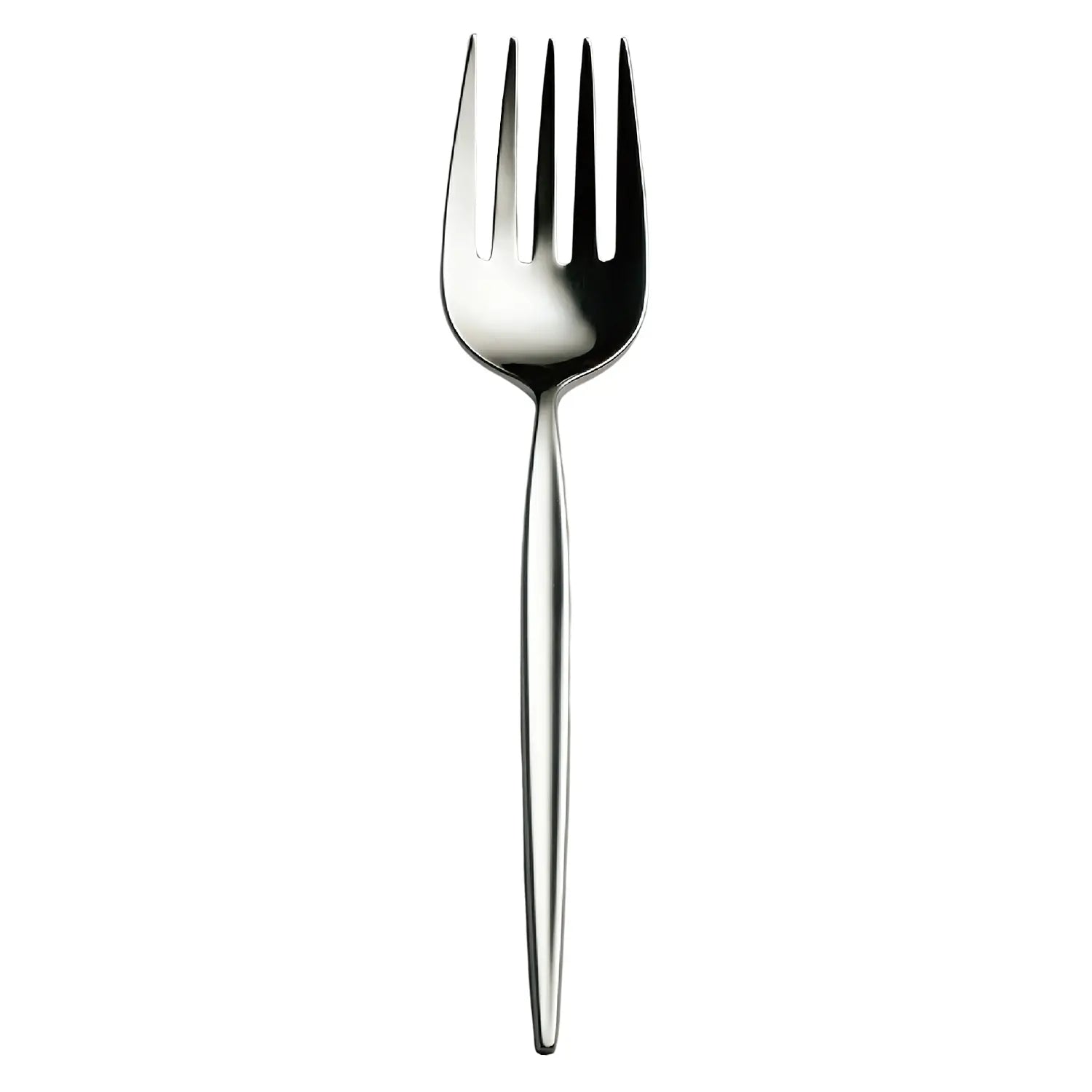 Premium Stainless Steel Serving Fork - Elegant Meteora Design for Buffets, Parties & BBQ - Durable & Rust-Resistant for Home & Catering Use