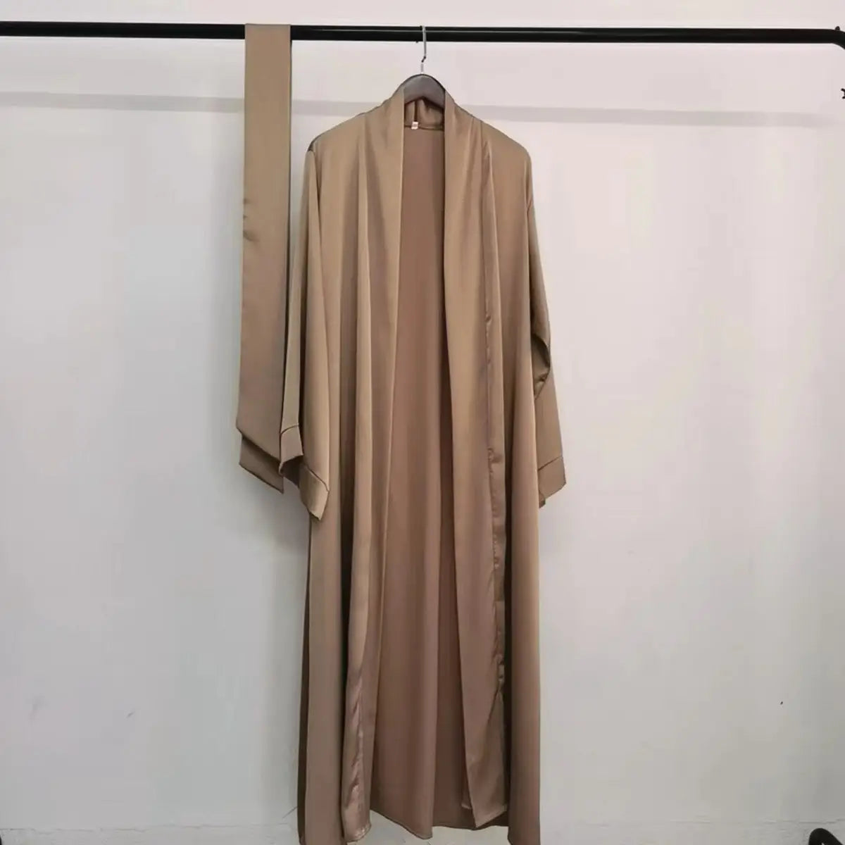 Elegant Plain Cardigan Open Abaya Dress for Women - Modest Muslim Fashion for Daily Wear & Special Occasions