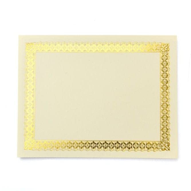 Gartner Studios Certificate Kit - 60 Blue Certificate Holders & 60 Gold Foil Certificate Papers (120 Pieces Total) - Perfect for Awards, Graduations, and Professional Recognition Ceremonies