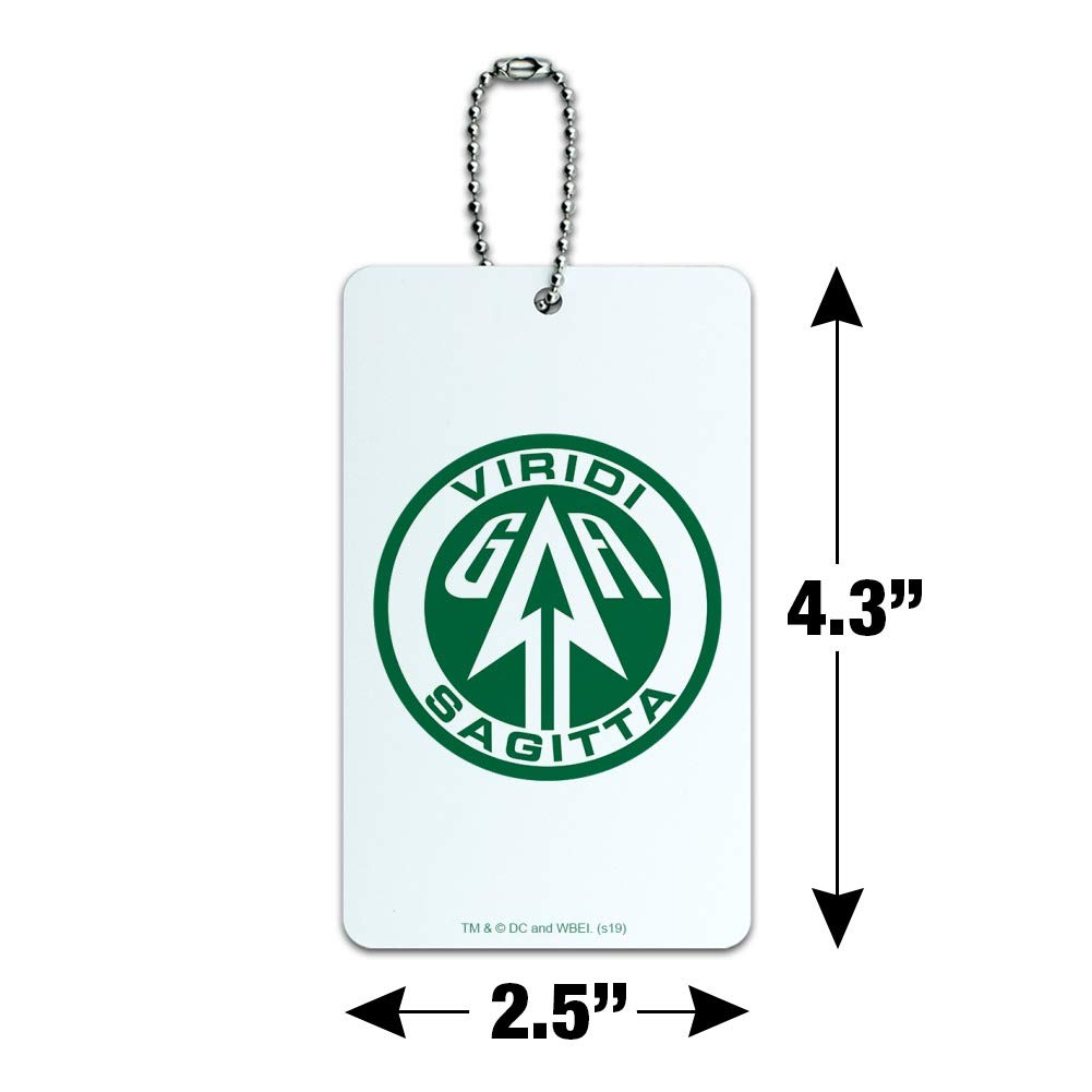 Arrow TV Series Sigil Luggage Tag - Durable Suitcase ID Card Holder for Carry-On Bags - Perfect for Travel, Business Trips & Vacation Identification