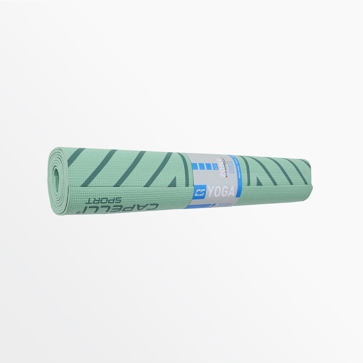 4MM Non-Slip Printed PVC Yoga Mat for Women & Men - Eco-Friendly Exercise Mat for Yoga, Pilates, Gym & Home Workouts