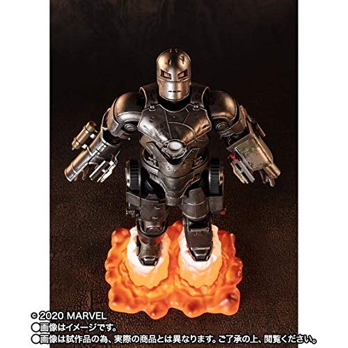 S.H.Figuarts Iron Man Mark 1 - Birth of Iron Man Edition Action Figure - Collectible Marvel Superhero Toy for Display & Play
