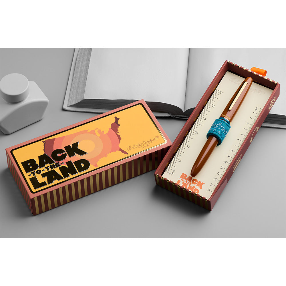 Esterbrook Estie Back to the Land Fountain Pen - Premium Writing Instrument with Incredible Rock Design for Calligraphy, Journaling & Office Use