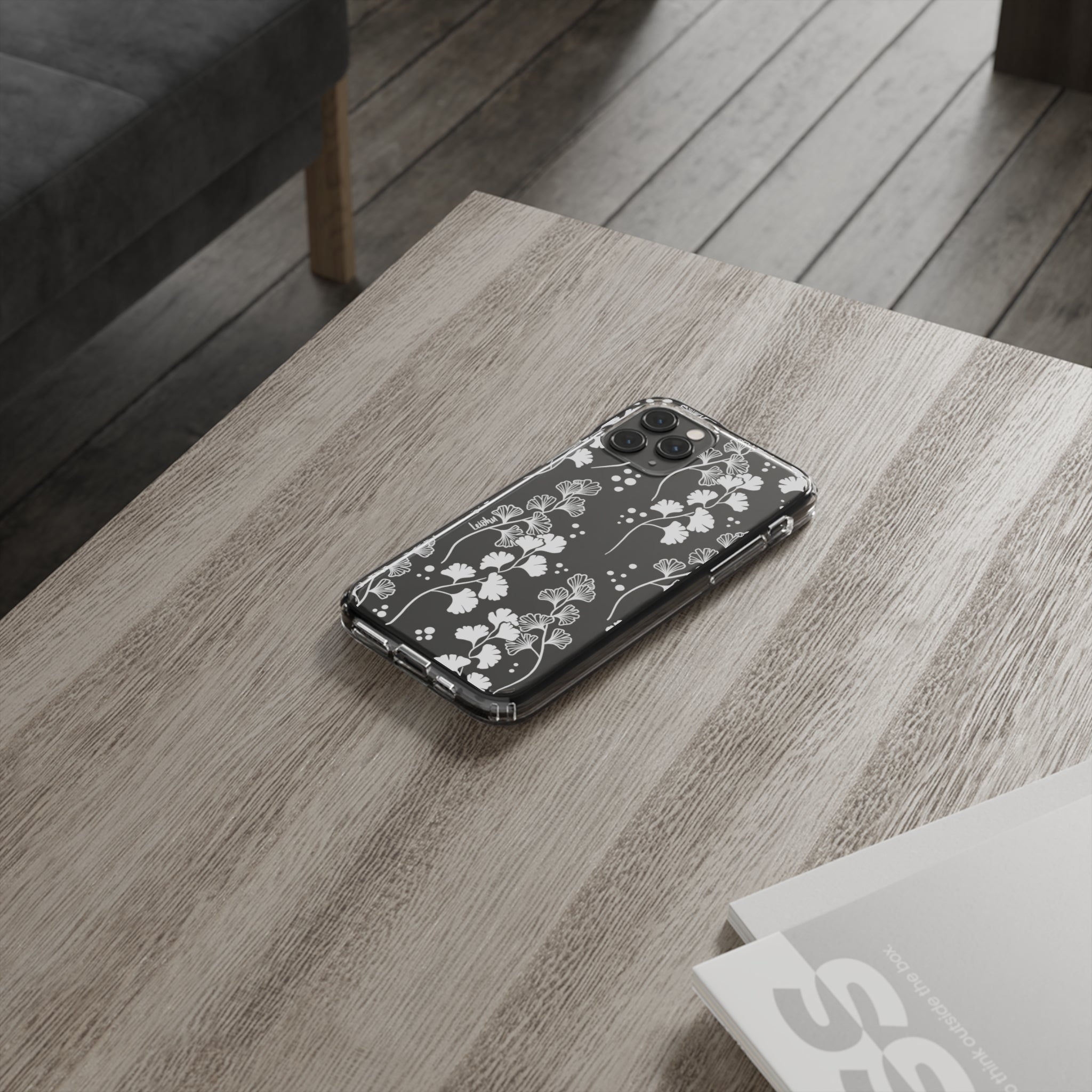 Groovy 'Iwa'iwa Clear Phone Case - Slim Protective Cover for iPhone & Samsung | Trendy Aesthetic Design for Everyday Use & Travel