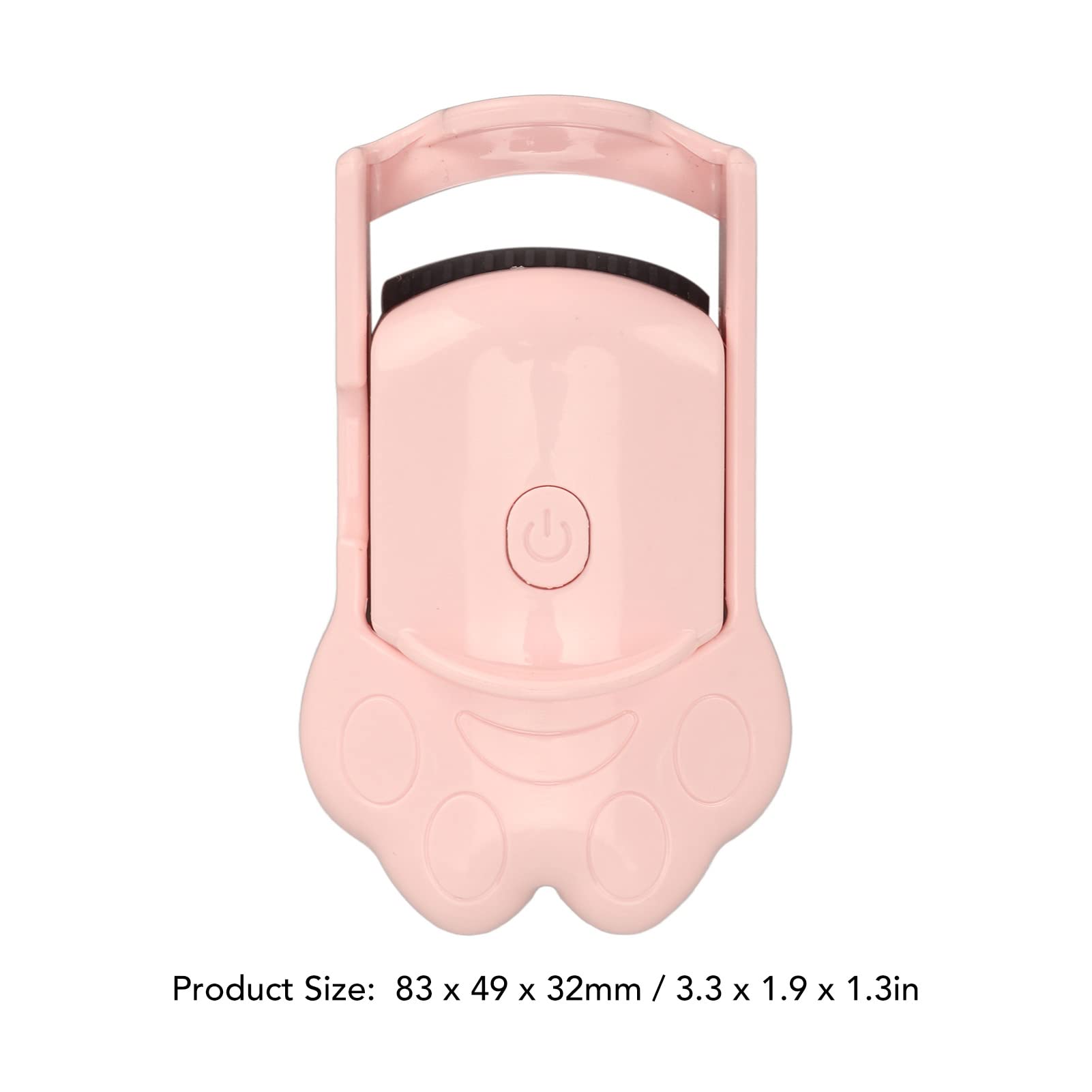 Heated Eyelash Curler with 2 Temperature Settings - Auto Shutoff & Constant Heat - Professional Lash Curling Tool for Women (Pink) | Perfect for Salon Use, Home Beauty Routine & Travel Makeup Kit