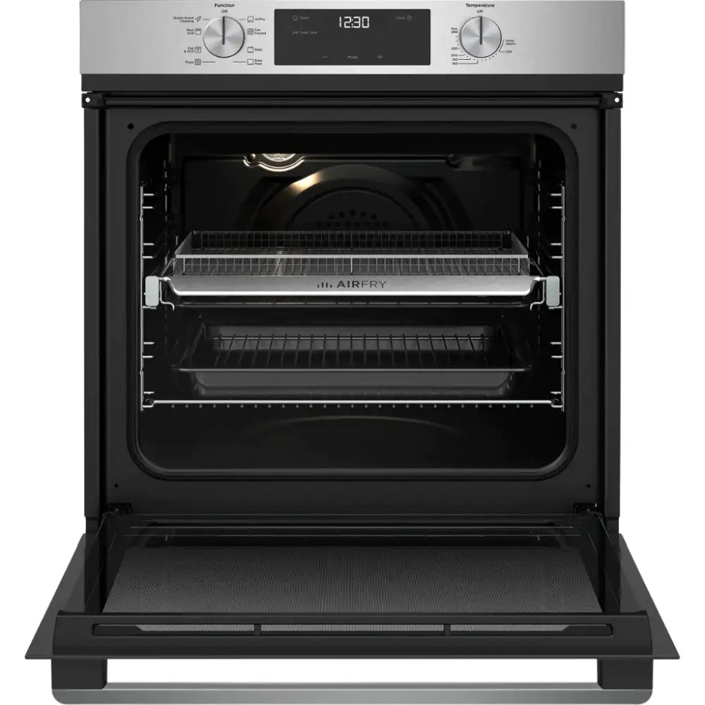 Westinghouse WVE6516SD 60cm Stainless Steel Multi Function Oven with AirFry - Perfect for Baking, Roasting & Air Frying in Modern Kitchens