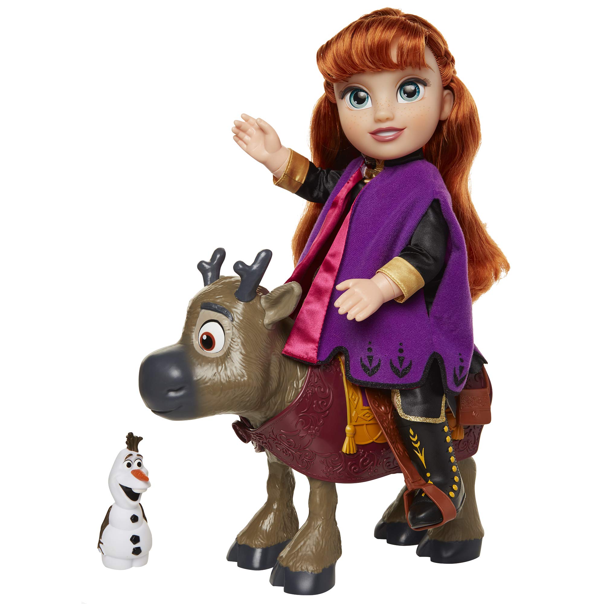 Frozen Disney Anna & Sven Doll Set (207164) - Official Collectible Toy for Kids, Birthday Gift & Movie Night Companion