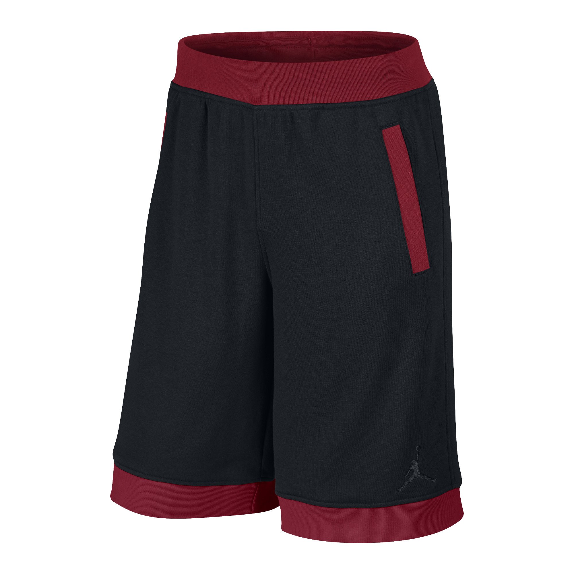 AIR Jordan Fleece Shorts - Red/Black | Comfortable & Styletic Athletic Shorts for Men | Perfect for Basketball, Gym & Casual Wear