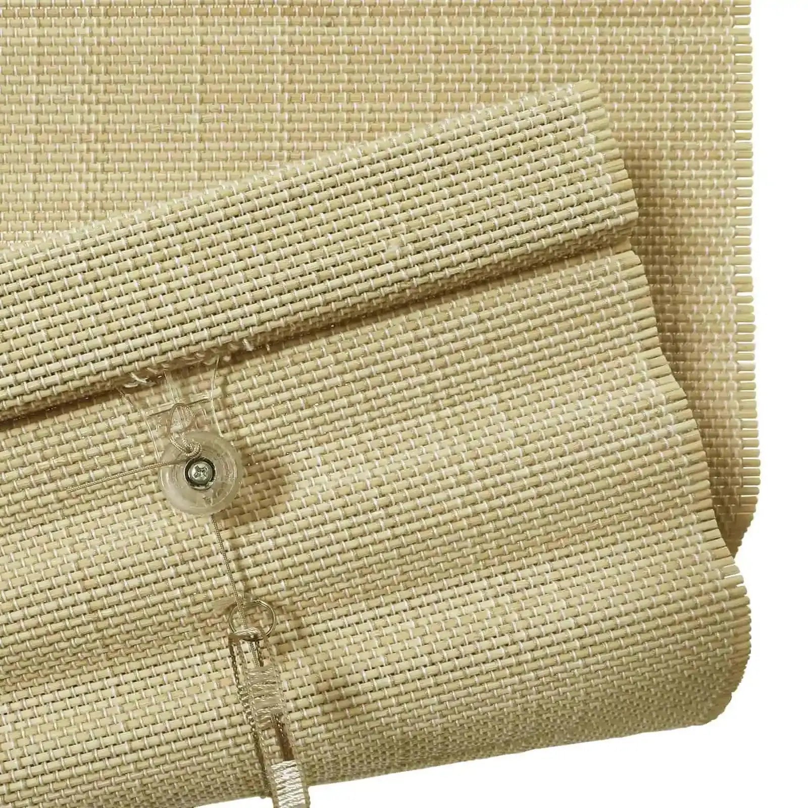 Rae Natural Bamboo Woven Shades Series S - Eco-Friendly Window Blinds for Home & Office - Perfect for Living Room, Bedroom, and Patio Privacy