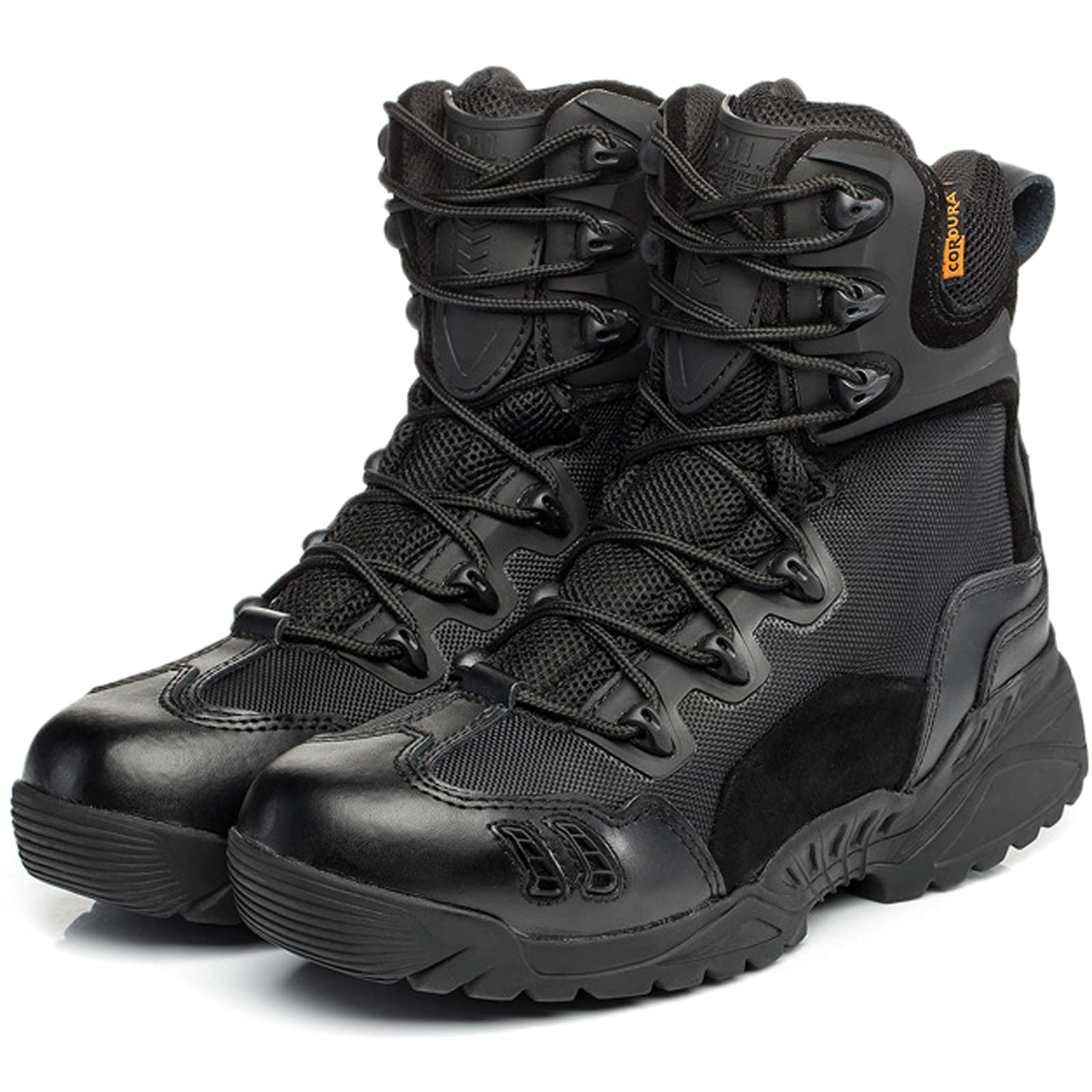 Men's Lightweight High Rise Trekking Boots - Anti-Slip Ankle Hiking Shoes for Walking, Backpacking & Camping | Waterproof Outdoor Boots for Travel, Biking & Mountain Climbing