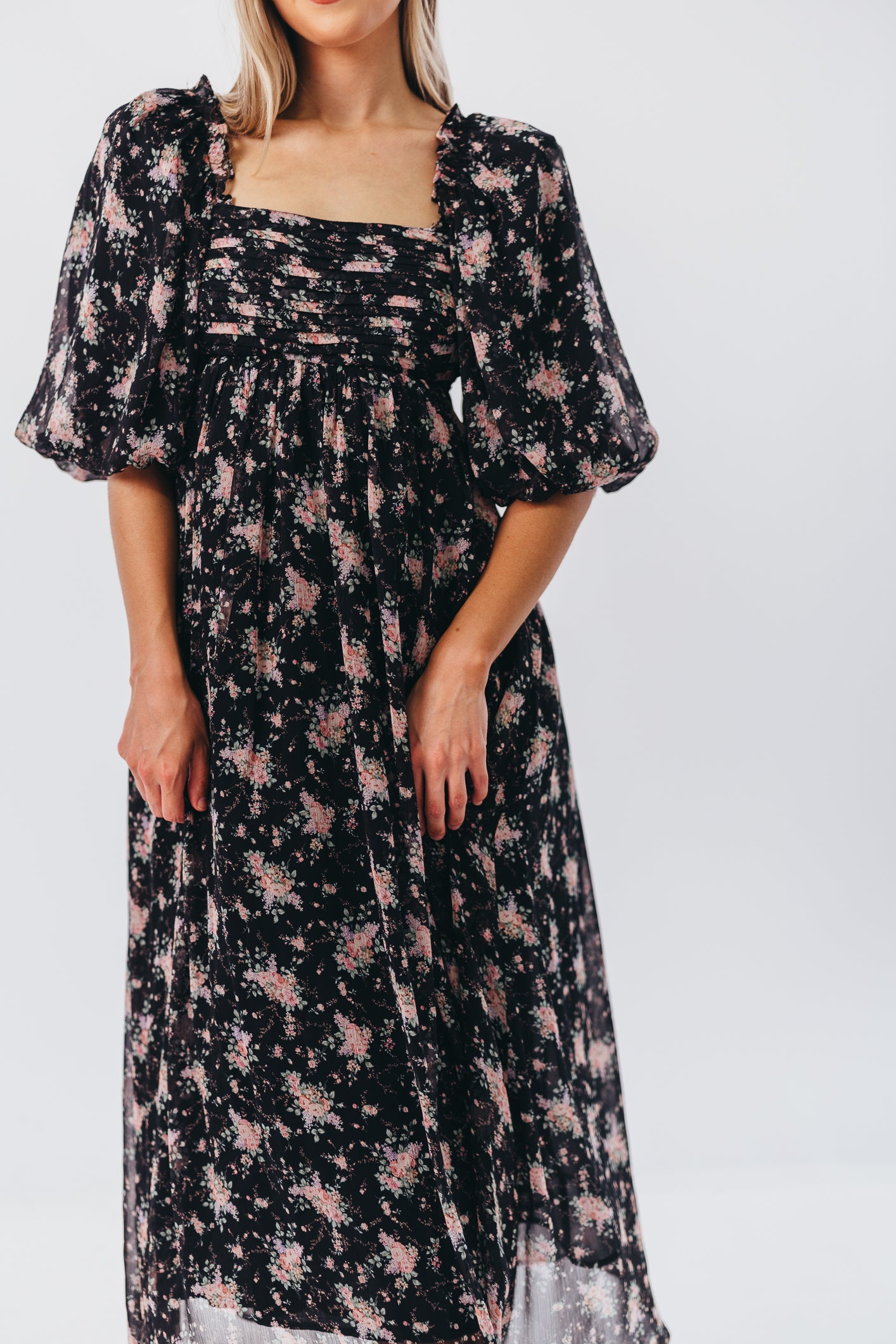 Melody Maxi Dress in Black - Bump Friendly Maternity & Inclusive Sizing (S-3XL) | Perfect for Pregnancy, Nursing, Weddings & Special Occasions