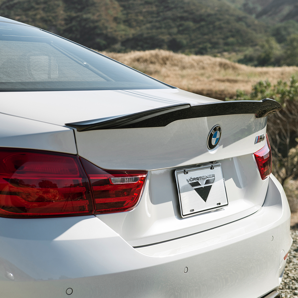 BMW F8X M4 EVO Aero Decklid Spoiler - Carbon Fiber Rear Trunk Lip Spoiler for F82 M4 Coupe (2014-2020) - V Style™ High Performance Upgrade - Perfect for Track Racing & Street Style Enhancement