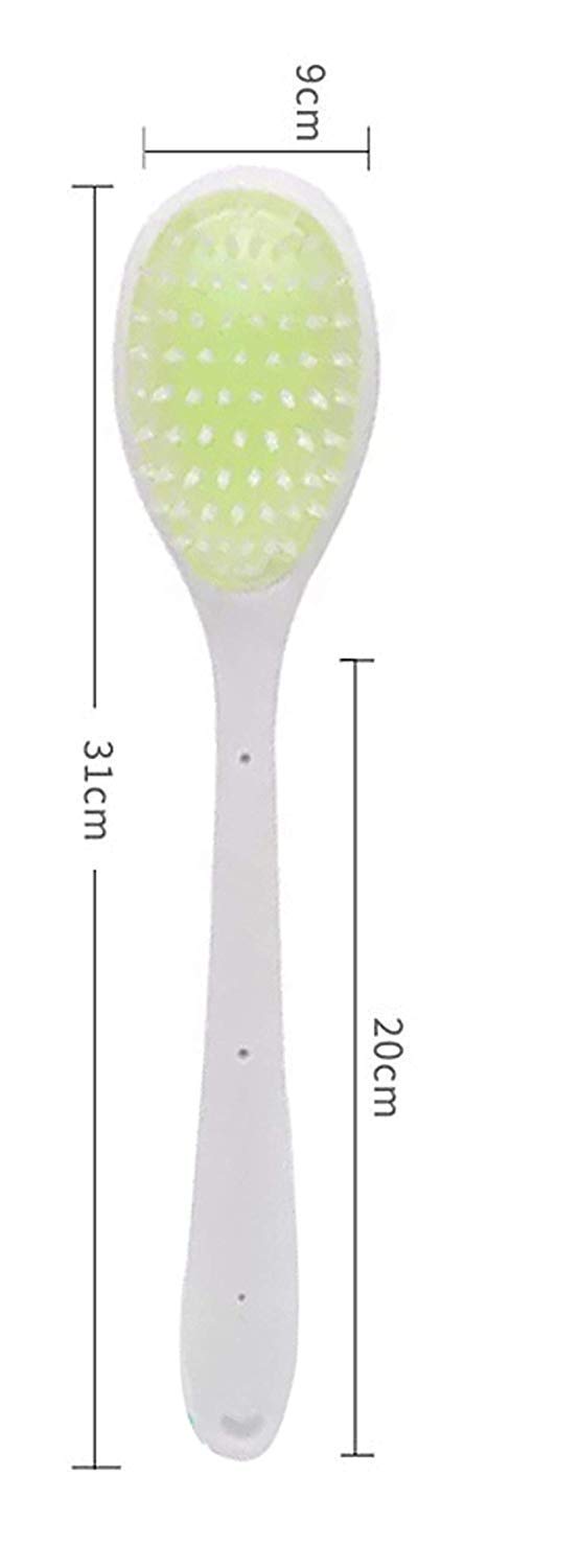 Premium Inaaya Bristle Bath Brush for Gentle Exfoliation & Body Massage - Soft & Luxurious (Multicolor, Pack of 1) - Perfect for Spa, Shower & Skin Care Routine