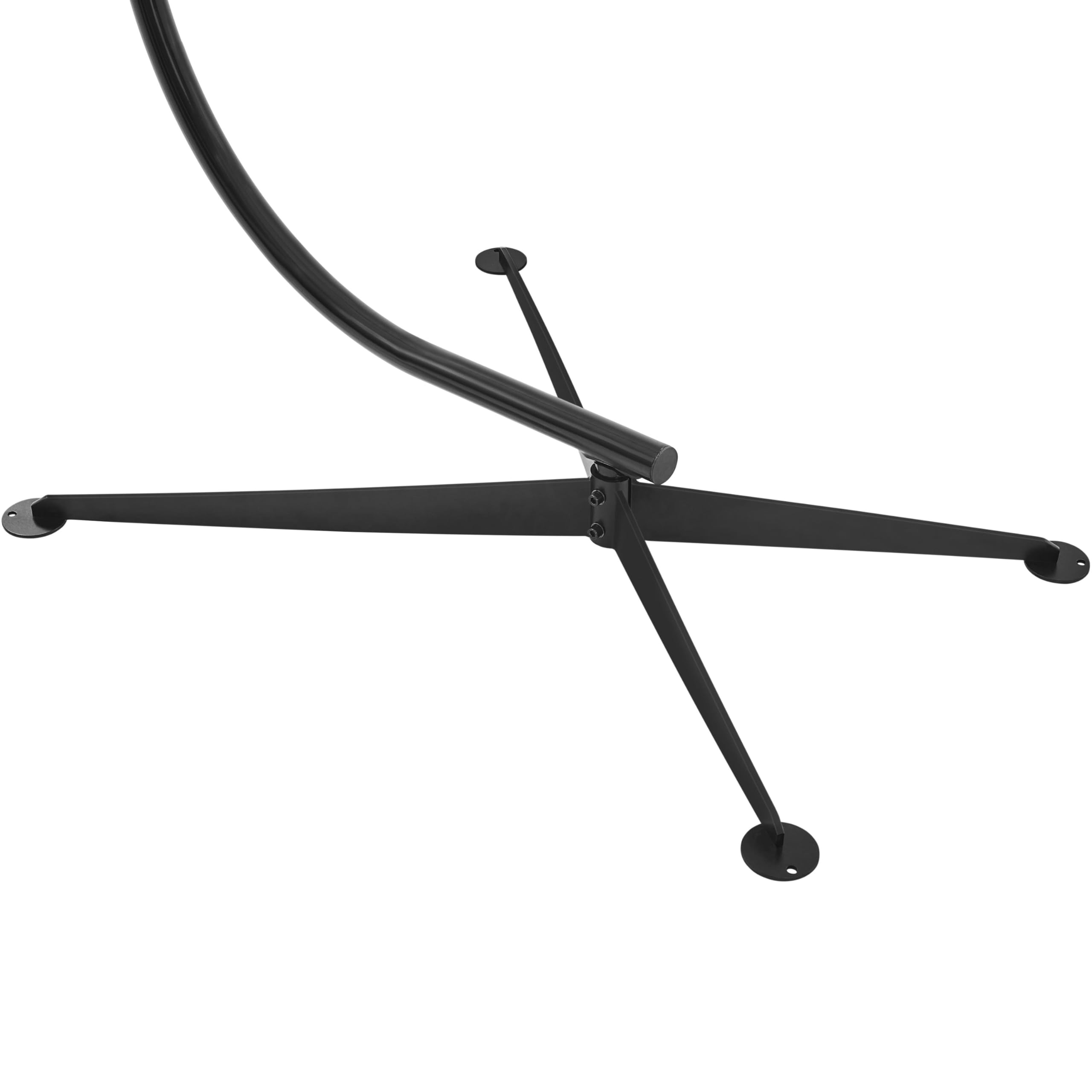 Yaheetech Heavy Duty Hammock Chair Stand - 300lb Weight Capacity C-Stand with Buckle & S-Hook for Hanging Chairs, Swings - Free Rotation Design for Indoor/Outdoor Use in Bedroom, Patio, Garden Relaxation