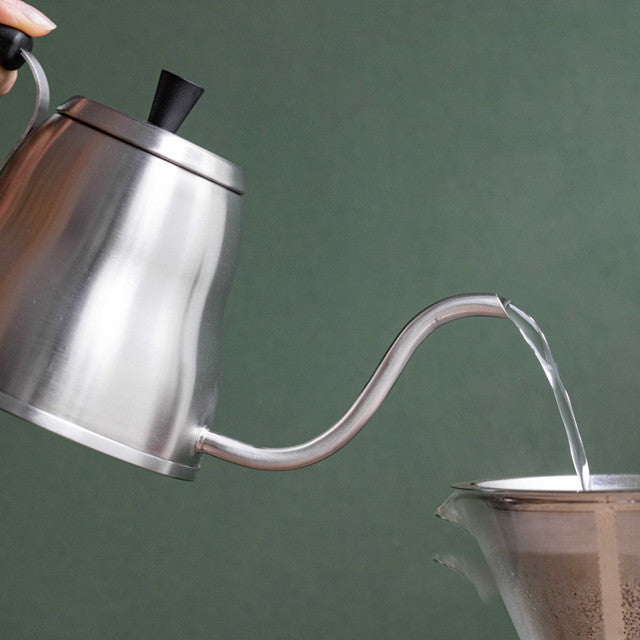 Stainless Steel Stove Top Pour Over Kettle - La Cafetière for Perfect Coffee Brewing - Ideal for Home, Office & Camping Use
