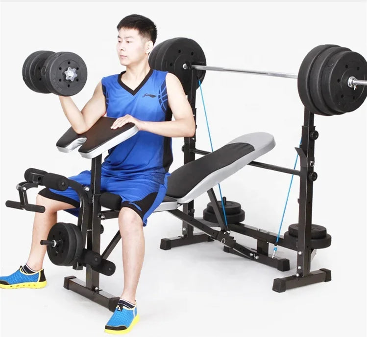 Multi-Function Bench Press Weight Lifting Bed for Home Gym - Adjustable Strength Training Equipment for Full Body Workout | Perfect for Home Fitness, Weight Loss & Muscle Building