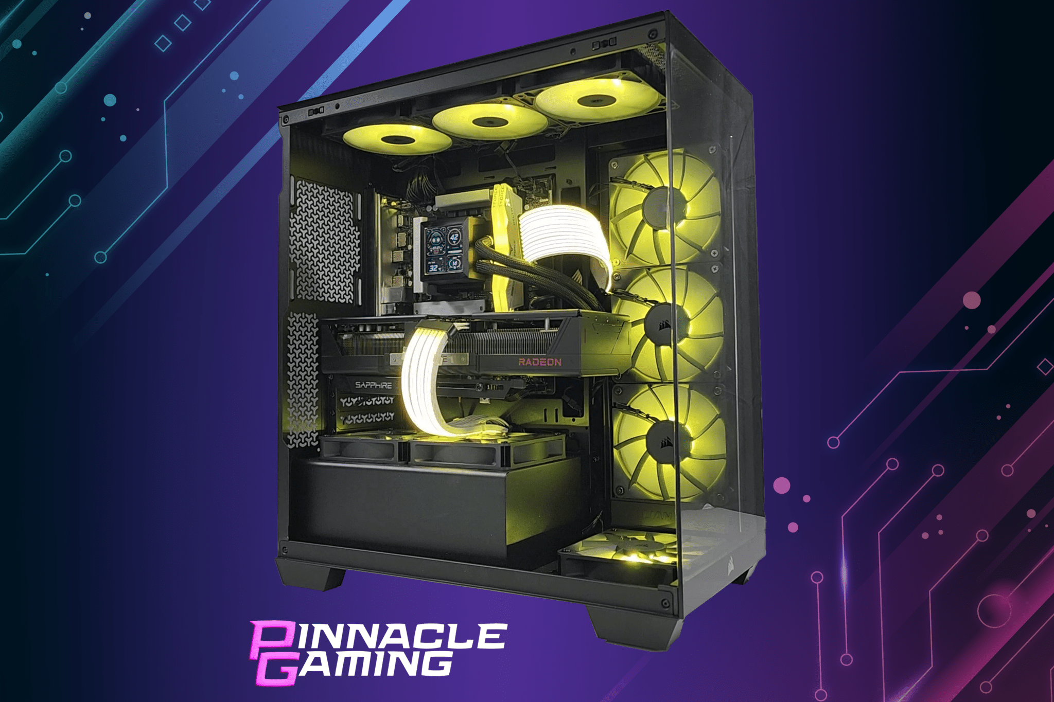 Custom Gaming Desktop PC - Corsair & Lian Li Case, AMD Ryzen 5, RTX 5070, 2TB SSD, 16GB DDR5, WiFi 6 - Ultimate Gaming & Streaming Setup for Esports & 4K Gaming