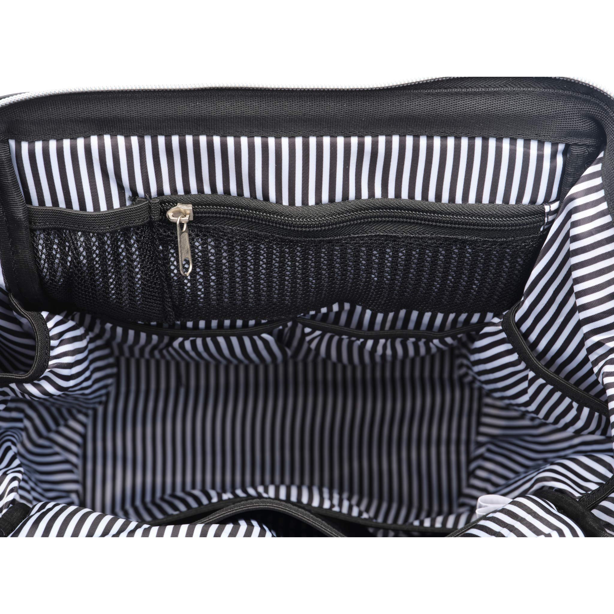 **Kennedy Diaper Backpack for Moms & Dads – Waterproof Baby Bag with Stroller Straps, Insulated Pockets, USB Charging Port & Changing Pad – Perfect for Travel, Daycare & Outings (Black)**