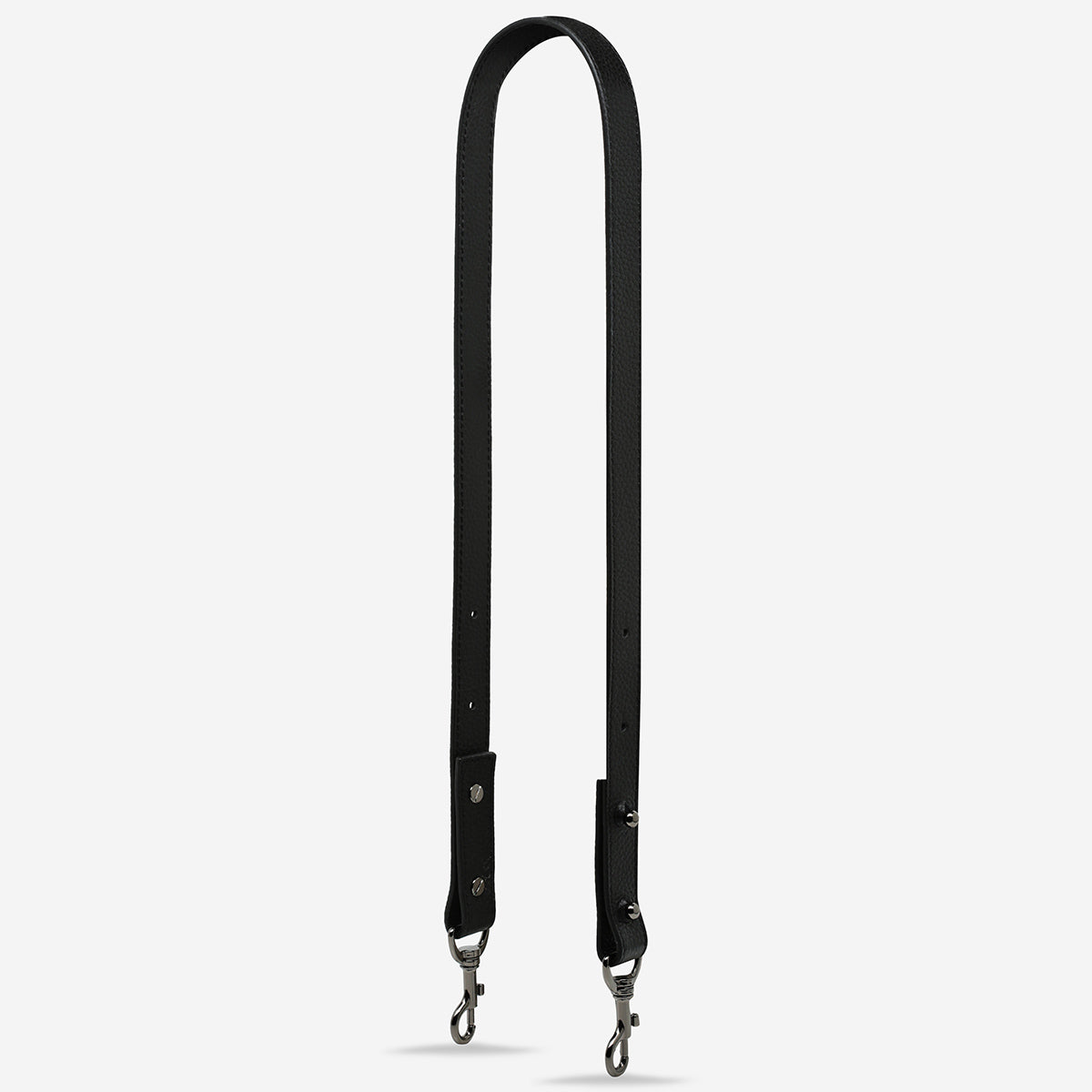 Premium Genuine Leather Strap - Medium Size in Classic Black | Adjustable Watch Band Replacement for Men & Women | Perfect for Casual, Business & Formal Occasions