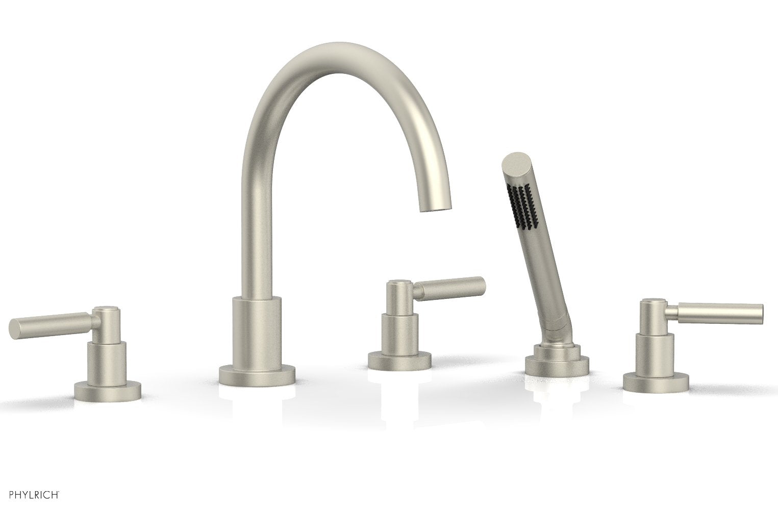 Premium Deck Tub Set with Hand Shower & Lever Handles D2130C1 - Perfect for Outdoor Showers, Poolside Bathing, and Garden Relaxation