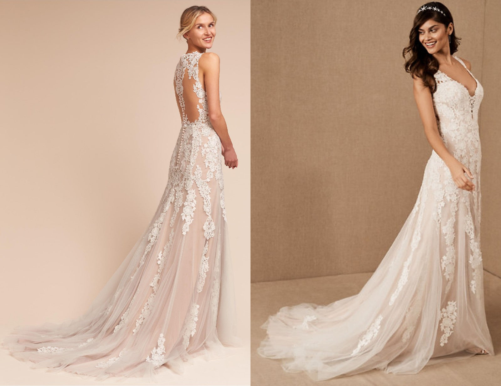 BHLDN Whispers & Echoes Monarch Gown - Elegant Wedding Dress for Brides | Perfect for Beach, Garden & Formal Ceremonies