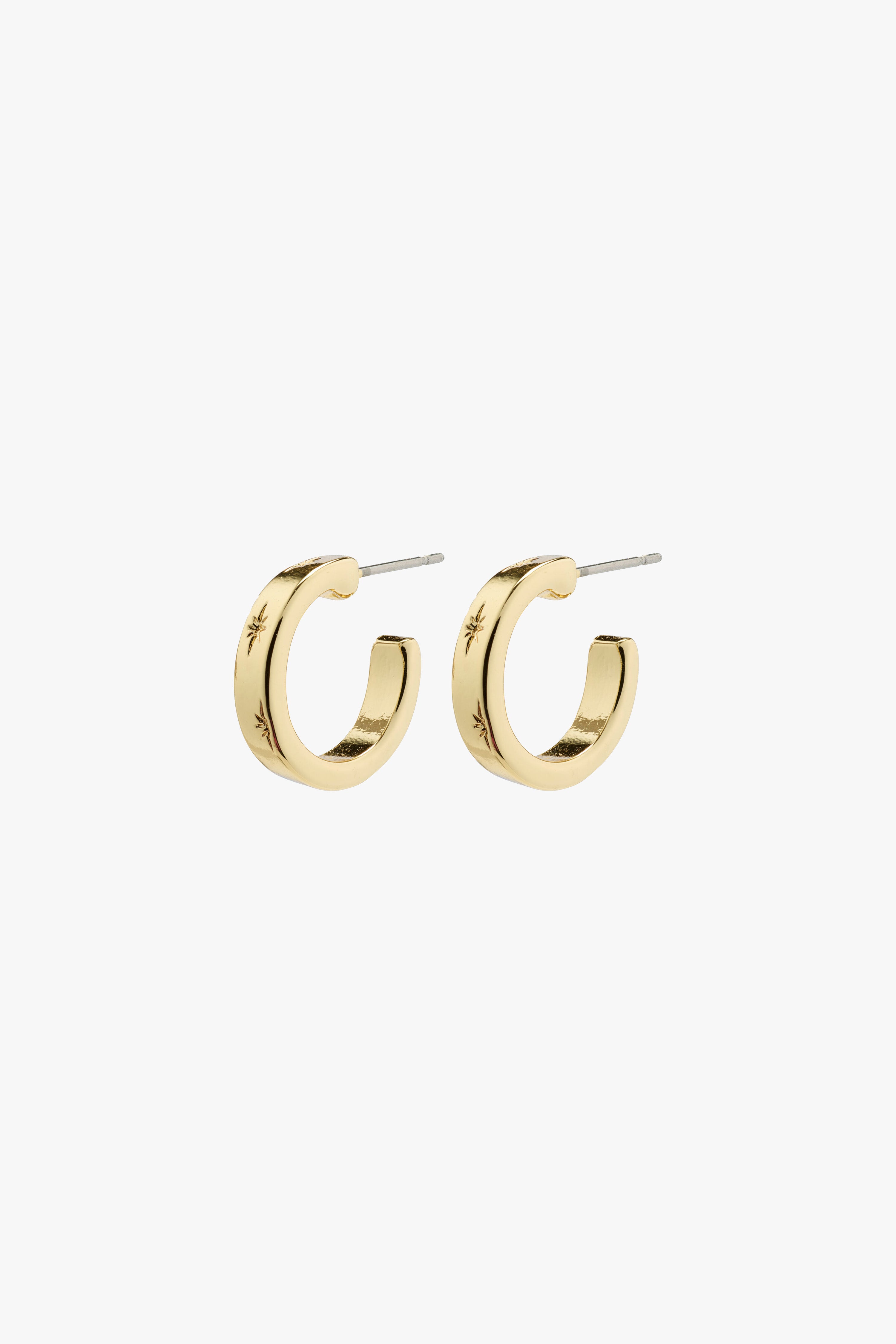 Efia 14K Gold Plated Huggie Hoop Earrings for Women - Minimalist Small Hoop Earrings for Everyday Wear, Gift for Her, Work & Date Night Jewelry