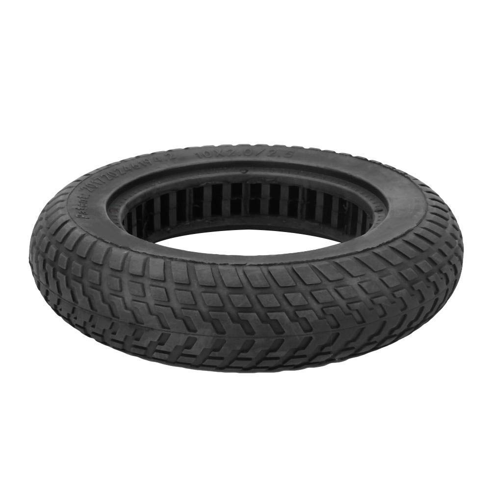 10 Inch Solid Tire for Electric Scooter - Puncture-Proof Replacement Tube for Front/Rear Wheels - Perfect for Commuting, Campus Travel & Urban Mobility