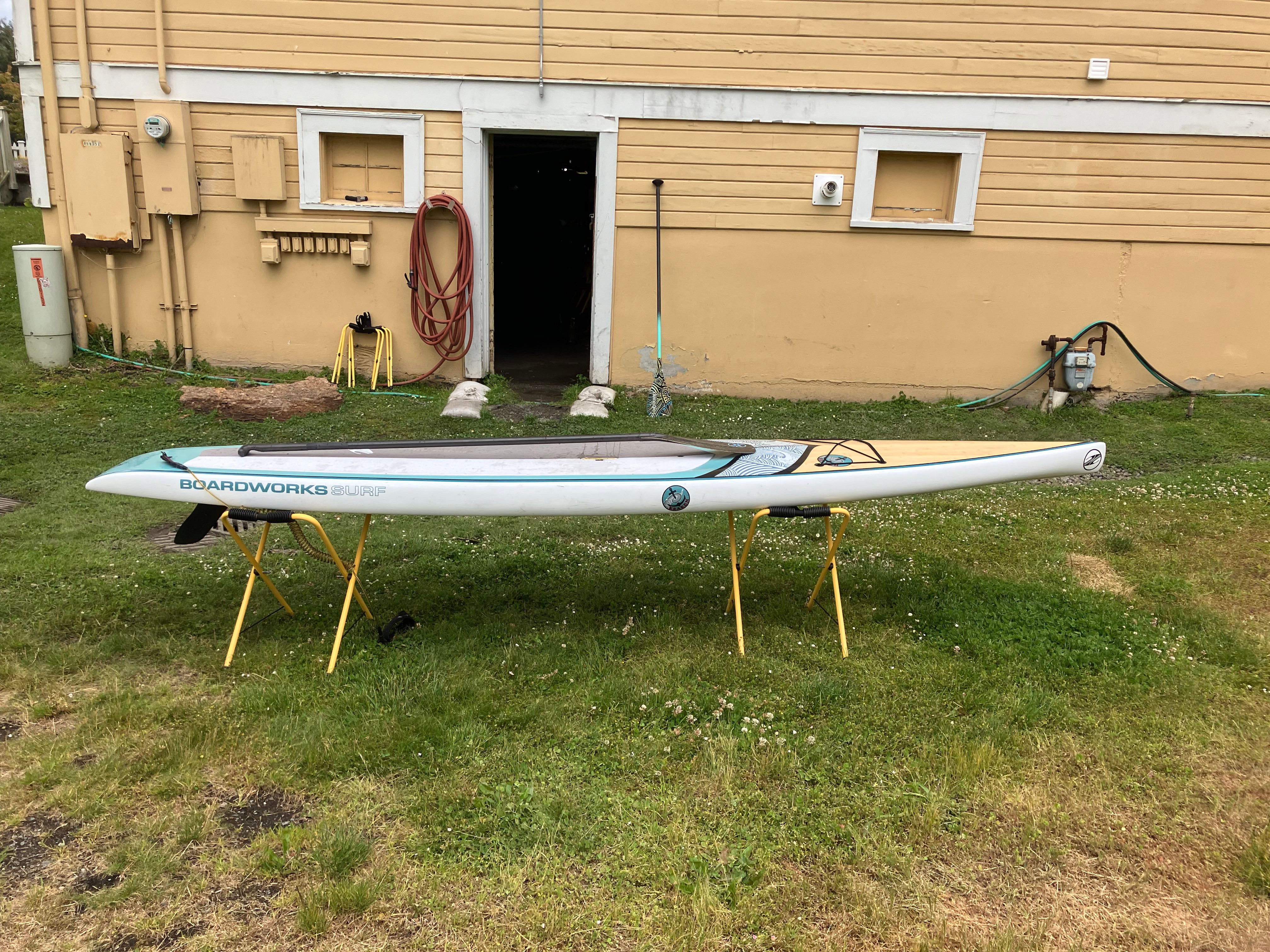 Boardworks Kraken Touring Inflatable Stand Up Paddle Board (SUP) - Lightweight & Durable for Ocean & Lake Adventures - Perfect for Yoga, Fishing & Family Fun